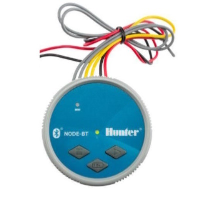 100 без клап и солен. Hunter NODE-BT-100HU (Bluetooth) - автономный контроллер, 1 зона, без соленоида