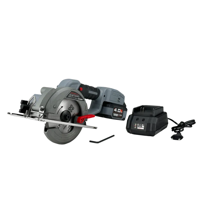 ckgsfbllngg0sg4gk8so4o4cscg8ow Пила циркулярная бесщеточная DHS-18V (18В, 1 акк* 4Ач, 140мм, 0-6700 об/мин, пропил 51мм)